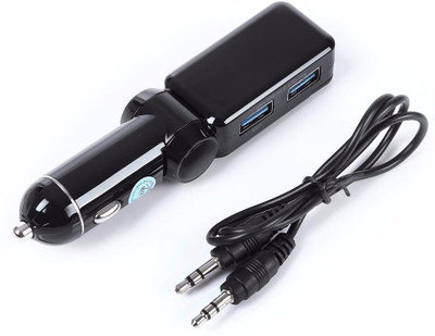 Voltegic v2.1+EDR Car Bluetooth Device with 3.5mm Connector, Audio Receiver, Car Charger, FM Player, FM Transmitter(Black)
Voltegic v2.1+EDR Car Bluetooth Device with 3.5mm Connector, Audio Receiver, Car Charger, FM Player, FM Transmitter(Black)