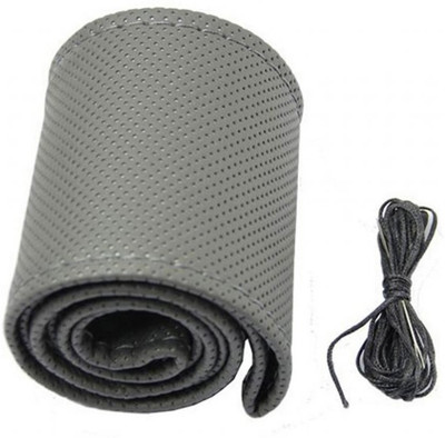 Speedwav Steering Cover For Mahindra(Grey, Leatherite)