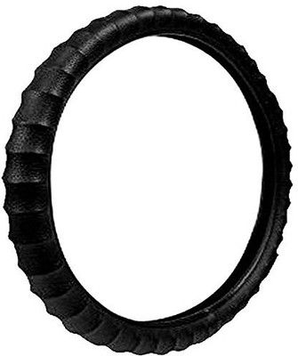 JBB Steering Cover For Honda Brio(Black, Leather)