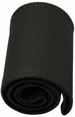 AutoKit Steering Cover For Maruti Ritz(Black, Leatherite)