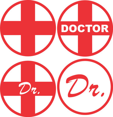 IDesign Signs Sticker for Windows(Red)