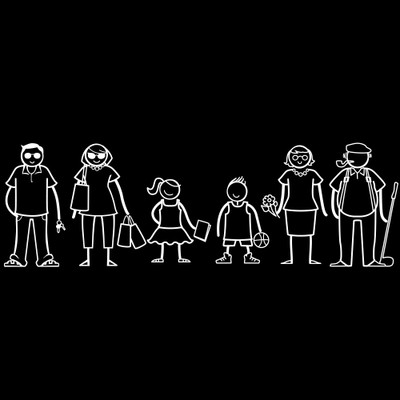 The Indian Family Sticker Family Sticker for Windows, Bumper, Sides(White, Transparent)
The Indian Family Sticker Family Sticker for Windows, Bumper, Sides(White, Transparent)
