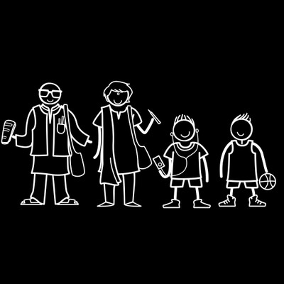 The Indian Family Sticker Family Sticker for Windows, Bumper, Sides(White, Transparent)
The Indian Family Sticker Family Sticker for Windows, Bumper, Sides(White, Transparent)