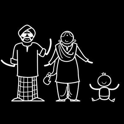 The Indian Family Sticker Family Sticker for Windows, Bumper, Sides(White, Transparent)
The Indian Family Sticker Family Sticker for Windows, Bumper, Sides(White, Transparent)