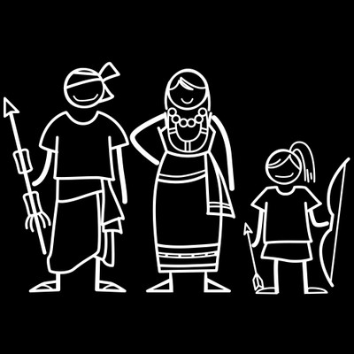 The Indian Family Sticker Family Sticker for Windows, Bumper, Sides(White, Transparent)
The Indian Family Sticker Family Sticker for Windows, Bumper, Sides(White, Transparent)