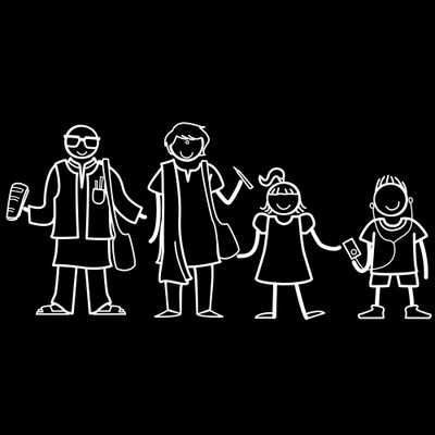 The Indian Family Sticker Family Sticker for Windows, Bumper, Sides(White, Transparent)
The Indian Family Sticker Family Sticker for Windows, Bumper, Sides(White, Transparent)