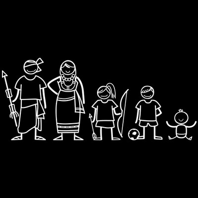 The Indian Family Sticker Family Sticker for Windows, Bumper, Sides(White, Transparent)
The Indian Family Sticker Family Sticker for Windows, Bumper, Sides(White, Transparent)