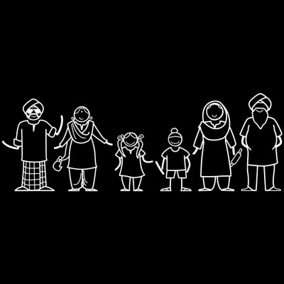 The Indian Family Sticker Family Sticker for Windows, Bumper, Sides(White, Transparent)
The Indian Family Sticker Family Sticker for Windows, Bumper, Sides(White, Transparent)