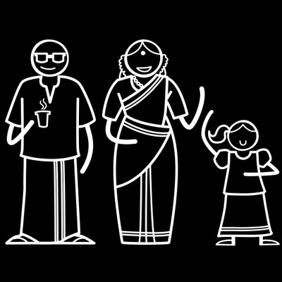 The Indian Family Sticker Family Sticker for Windows, Bumper, Sides(White, Transparent)
The Indian Family Sticker Family Sticker for Windows, Bumper, Sides(White, Transparent)