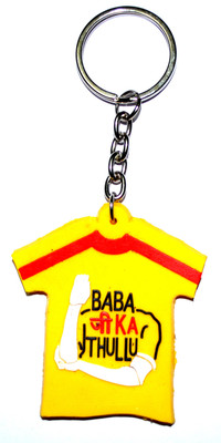Pin to Pen Baba ji ka Thullu Rubber keychain Yellow Key Chain(Yellow)