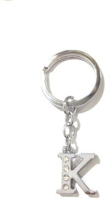 Ezone Alphabet K Chrome Metal Finish with 4 Diamonds Fixed Keyring Key Chain(Silver)
Ezone Alphabet K Chrome Metal Finish with 4 Diamonds Fixed Keyring Key Chain(Silver)
