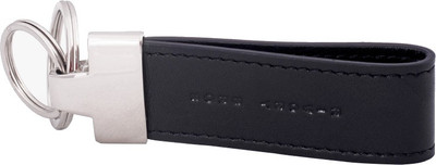 Rivory Bros Belt Leather Key Chain(Black)