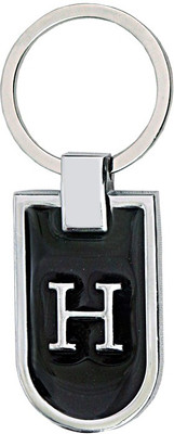 U R God HQ Alphabet 'H' Key Chain(Black)