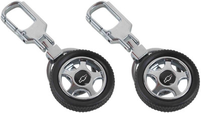 Parrk Chevrolet Car Logo wheel Tyre Keyring Metal Locking Pack of 2 Key Chain Locking Key Chain(Silver)
Parrk Chevrolet Car Logo wheel Tyre Keyring Metal Locking Pack of 2 Key Chain Locking Key Chain(Silver)