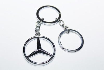 Aura Mercedes Full Metal Key Chain(Silver)