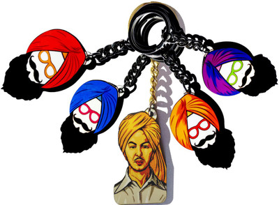 MiiCreations Sardar Bhagat Singh and Punjabi Singh Beard Key Chain(Multicolor)
MiiCreations Sardar Bhagat Singh and Punjabi Singh Beard Key Chain(Multicolor)
