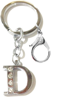 Tech Fashion Alphabet D Hook High Quality Chrome Metal Finish with 4 Diamonds Fixed Locking Key Chain(Silver)
Tech Fashion Alphabet D Hook High Quality Chrome Metal Finish with 4 Diamonds Fixed Locking Key Chain(Silver)