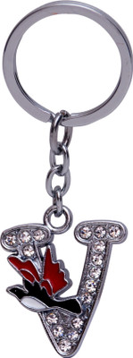 Oyedeal KYCN848 Letter V Key Chain(Multicolor)