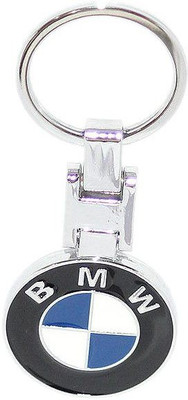 Aura Imported Heavy Metal BMW Key Chain(Black, Blue, White)