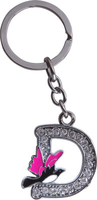 Zeroza Alphabet Letter D LD04 Key Chain(Multicolor)