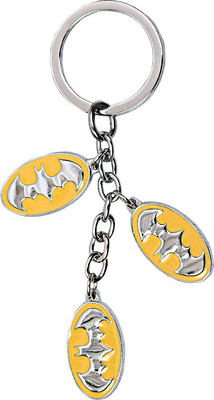 U R God Three Batman Metal Key Chain(Multicolor)