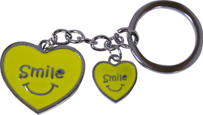 Oyedeal Dual Heart with Smile KYCN1809 Key Chain(Multicolor)