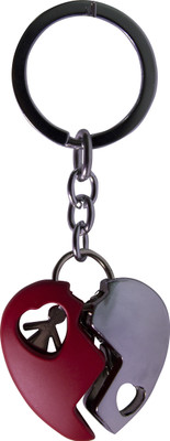 Oyedeal Couple Heart Shape KYCN1807 Key Chain(Multicolor)