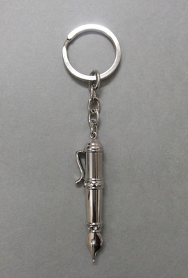 Oyedeal Pen Shape 01 Key Chain(Silver)