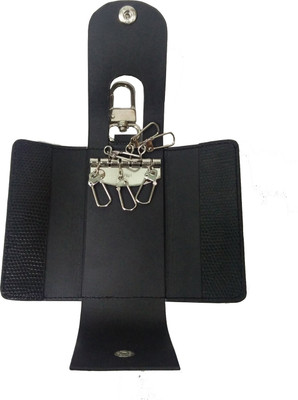 Essart KC-418-SN-Black Locking Key Chain(Black)