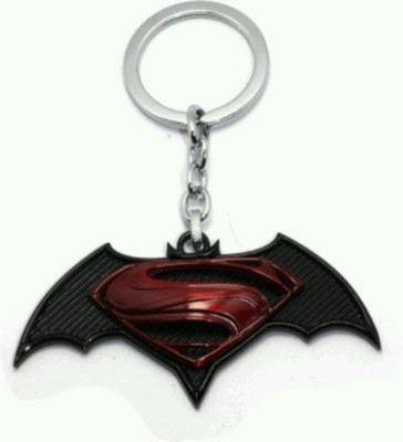 Mapple superman logo metal Key Chain(Black)