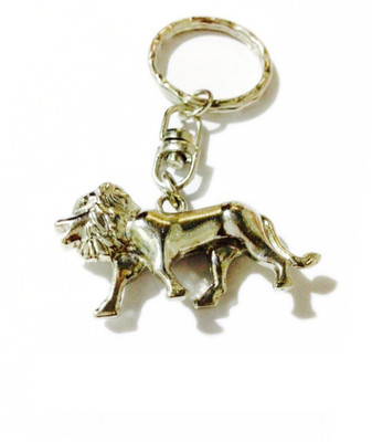 Tech Fashion King Lion Locking Key Chain(Silver)