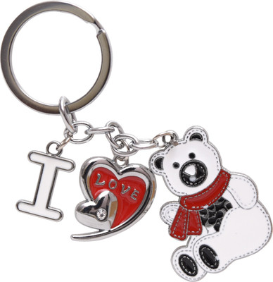 Dealfinity I Love Snow Bear DKYCN1640 Key Chain(Multicolor)