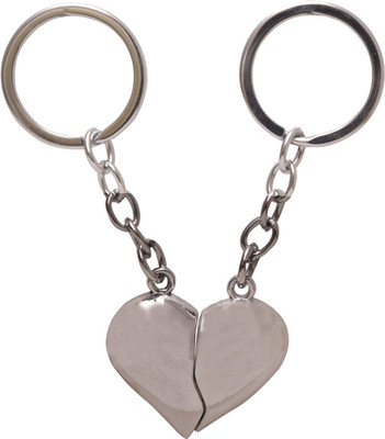 Dealfinity Couple Heart Shape 02 DKYCN1636 Key Chain(Multicolor)