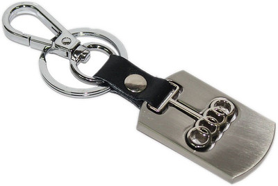 24x7 Shop Audi Cars Imported Detachable Logo Key Chain(Silver)