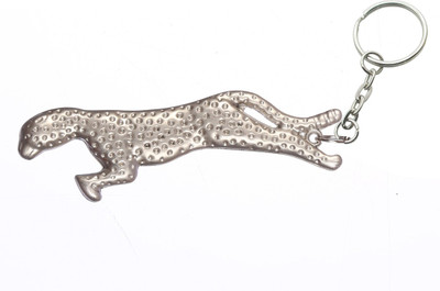 Confident Metal Silver CHEETHA KC60 Key Chain(Silver)