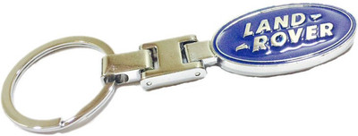 Aura Land Rover Imported Locking Key Chain(Silver, Blue)