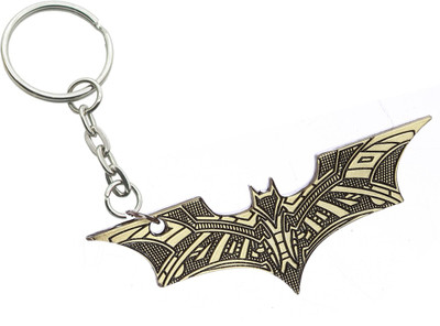 Confident Metal Golden Batman Key Chain(Gold)