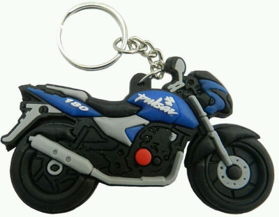 Mapple pulsar bike silicon rubber.jpeg Key Chain(Blue)