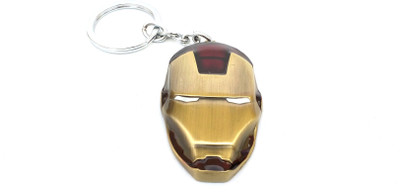 zhosy iron man head face mask Locking Key Chain(Multicolor)