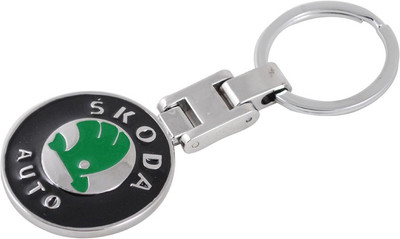 Techpro Skoda Metal Key Chain(Multicolor)