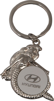 Oyedeal Little Mermaid Hyundai Key Chain(Silver)