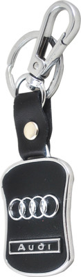 Forty Creek Rectangular Audi Locking Key Chain(Black)