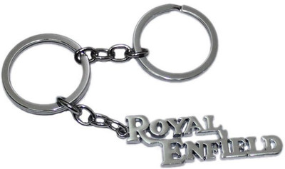 Aura Royal Enfield Full Metal Key Chain(Silver)