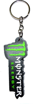 Pin to Pen Monster Rubber keychain Key Chain(Multicolor)