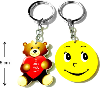 Tech Fashion Big Smiley Yellow Teddy Bear Synthetic Board Locking Key Chain(Yellow, Brown)
Tech Fashion Big Smiley Yellow Teddy Bear Synthetic Board Locking Key Chain(Yellow, Brown)