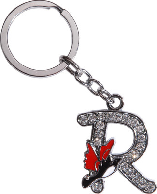 Zeroza Alphabet Letter R LR02 Key Chain(Multicolor)