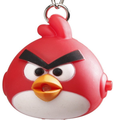 Oyedeal Angry Bird LED Musical Key Chain(Red)