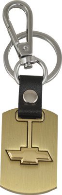 Forty Creek Movable Chevrolet Icon Locking Key Chain(Gold)