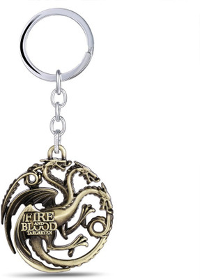 Optimus traders Game of Thrones Fire and blood Targaryen Dynasty Badge 3D metal Key Chain(Gold)
Optimus traders Game of Thrones Fire and blood Targaryen Dynasty Badge 3D metal Key Chain(Gold)