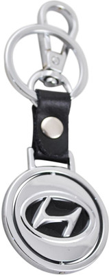 Forty Creek Hyundai Locking Key Chain(Silver, Black)